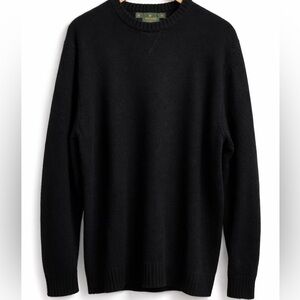 Cashmere Lambswool Orvis Charles F. Orvis Signature Sweater Black Men’s Large